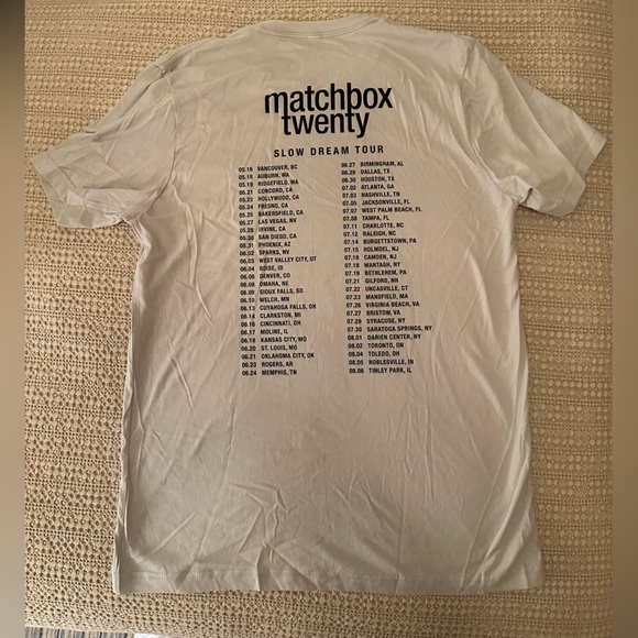 Matchbox Twenty “Slow Dream” Tour Shirt - Picture 2 of 2